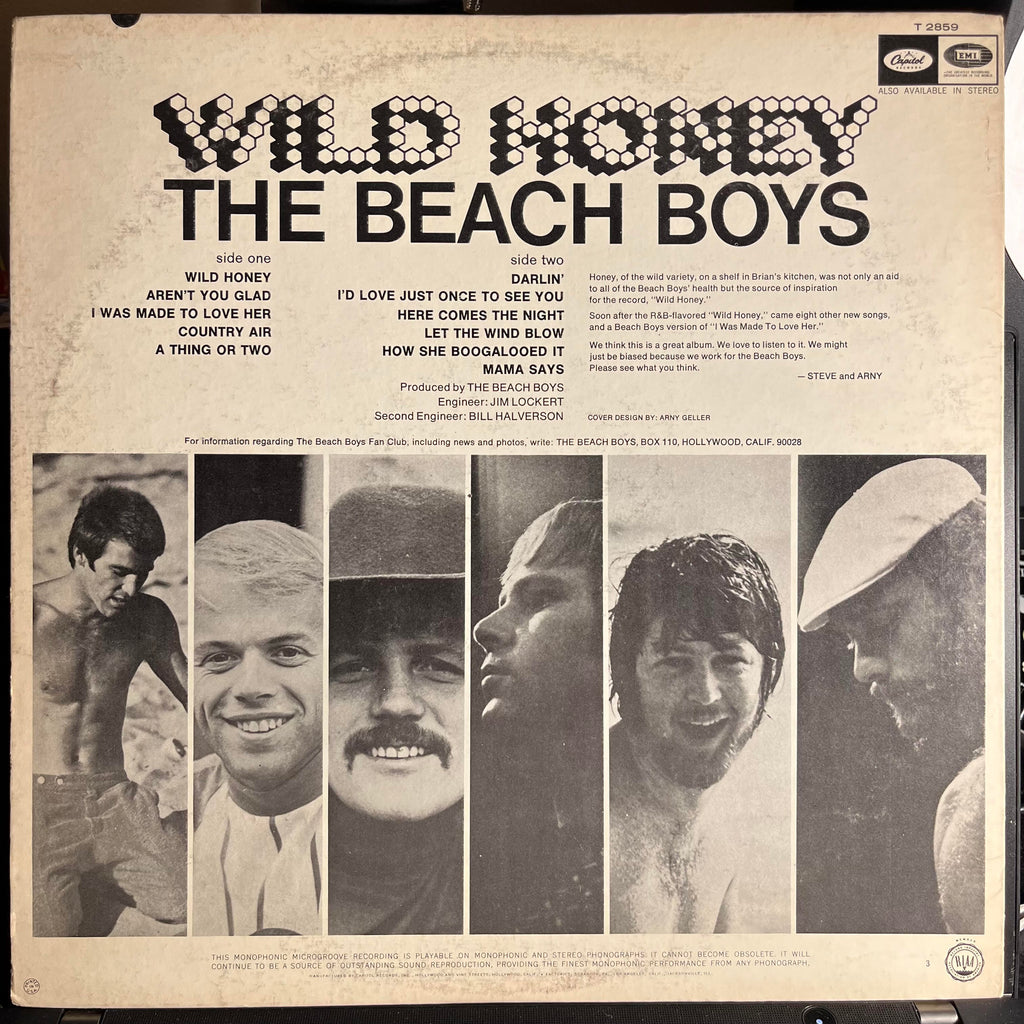 The Beach Boys - Wild Honey *MONO* | Excellent (EX) Excellent (EX)