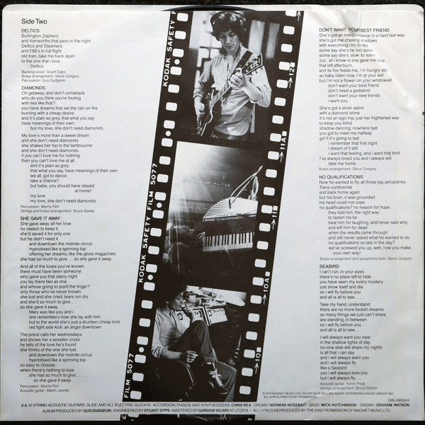 Chris Rea - Deltics | Excellent (EX) Excellent (EX)
