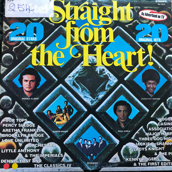 Various - Straight From The Heart (20 Original Stars) | Excellent (EX) Excellent (EX)