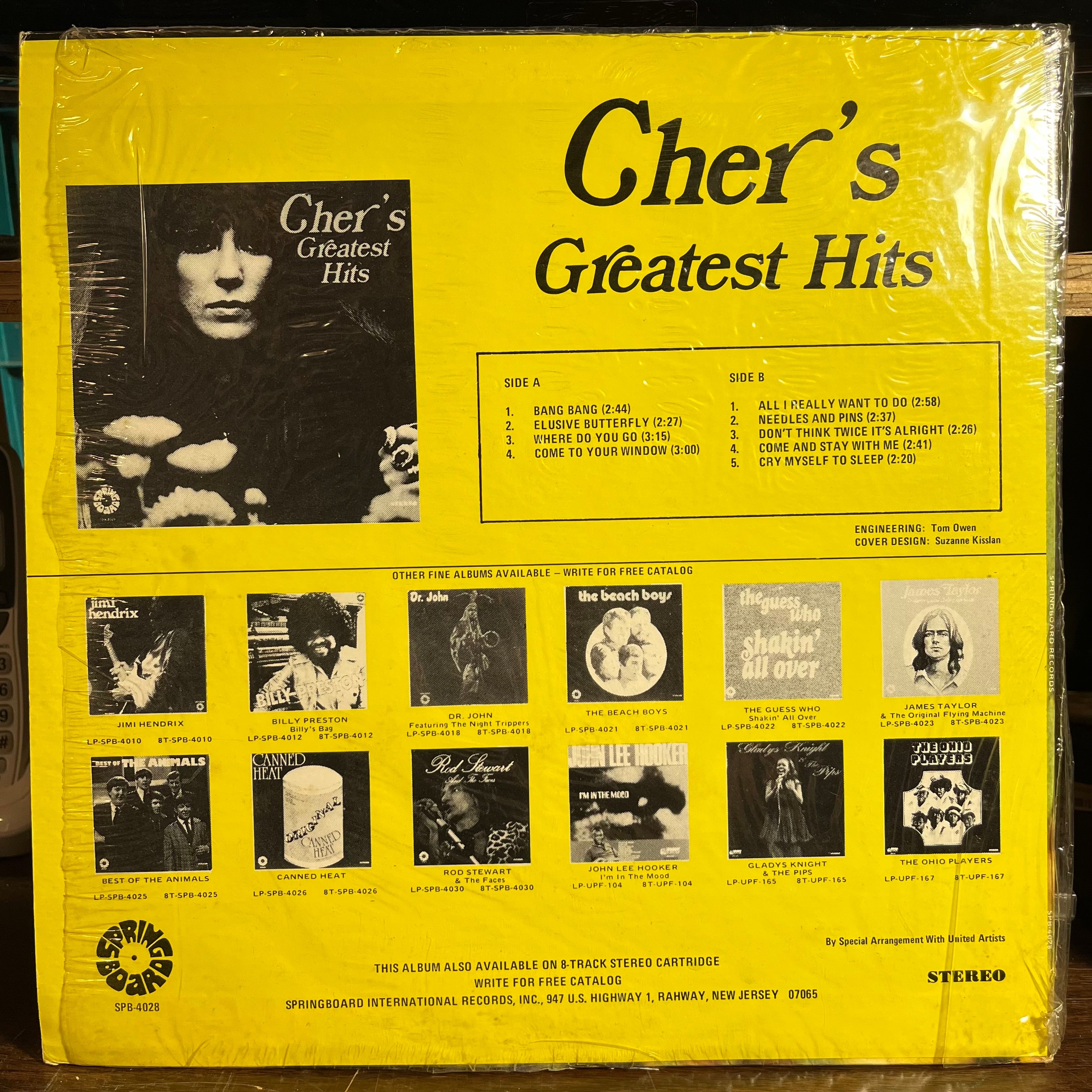 Cher - Cher's Greatest Hits (VINYL) | Excellent (EX) Near Mint (NM)