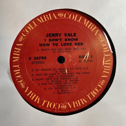 I Don't Know How To Love Her (VINYL) *SIGNED* | Excellent (EX) Excellent (EX)