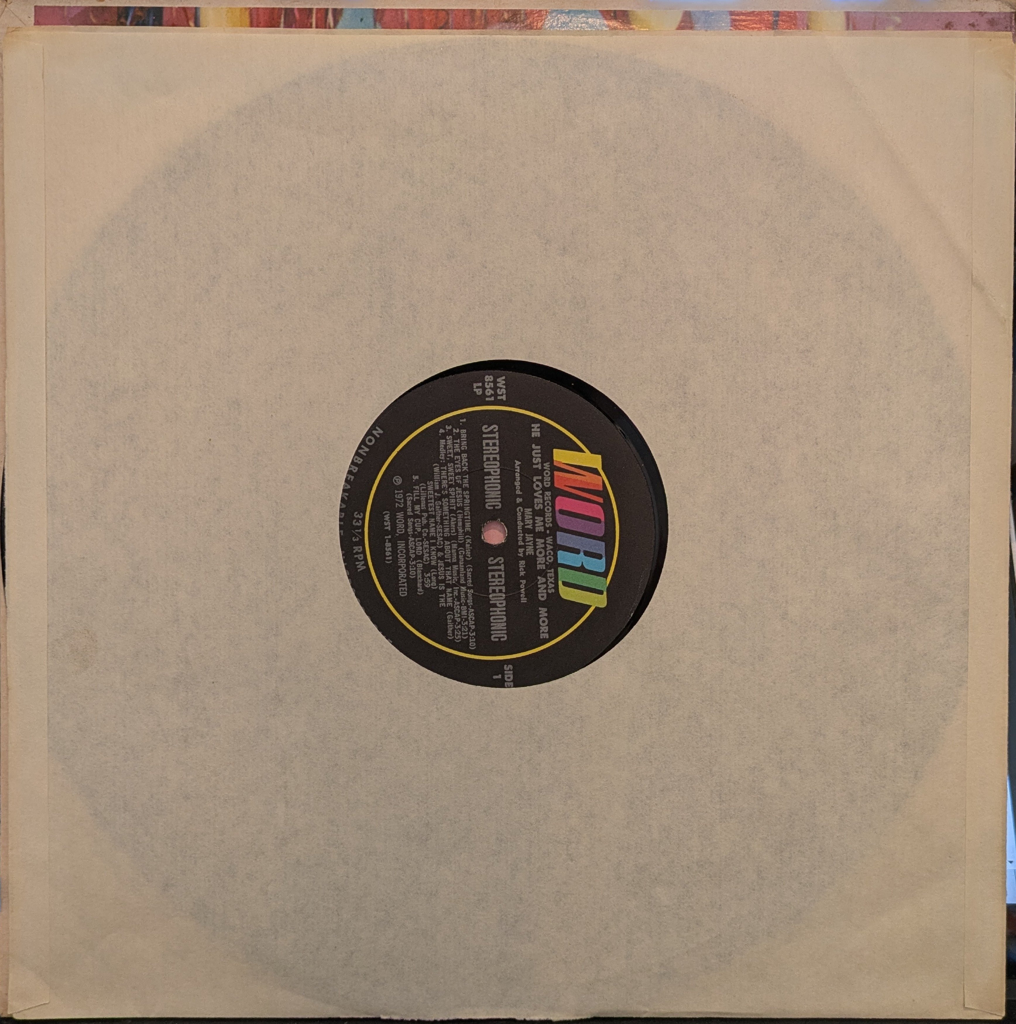 Organ Fantasy (VINYL) | Excellent (EX) Excellent (EX)