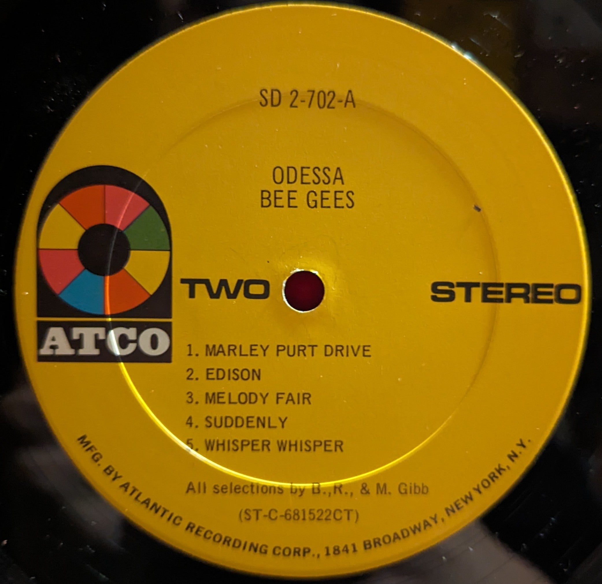 Odessa *CT - TERRE HAUTE / VELVET* | Excellent (EX) Very Good Plus (VG+)