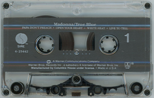 Madonna - True Blue (CASSETTE) | Excellent (EX) Excellent (EX)