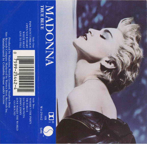 Madonna - True Blue (CASSETTE) | Excellent (EX) Excellent (EX)
