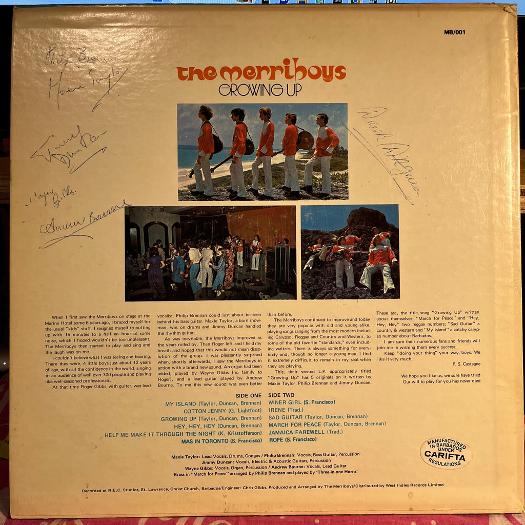 Growing Up *SIGNED* | Excellent (EX) Very Good Plus (VG+)