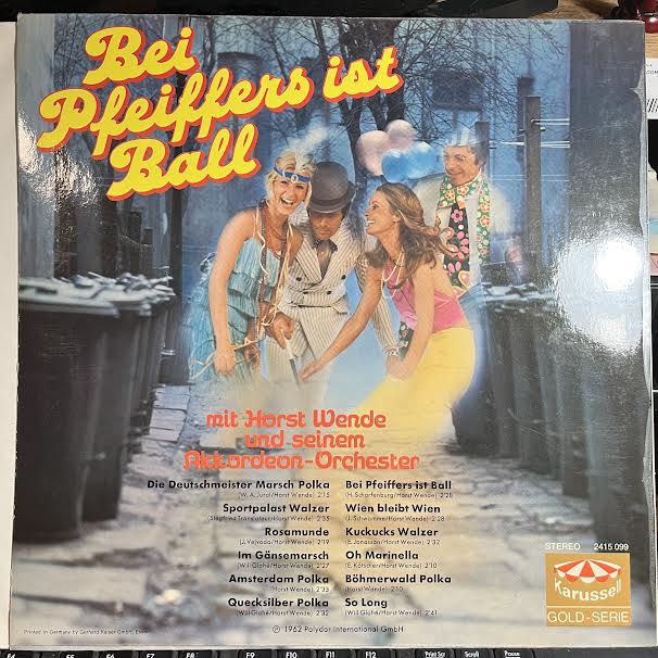 Bei Pfeiffers Ist Ball (VINYL) *GERMAN* | Near Mint- (NM-)