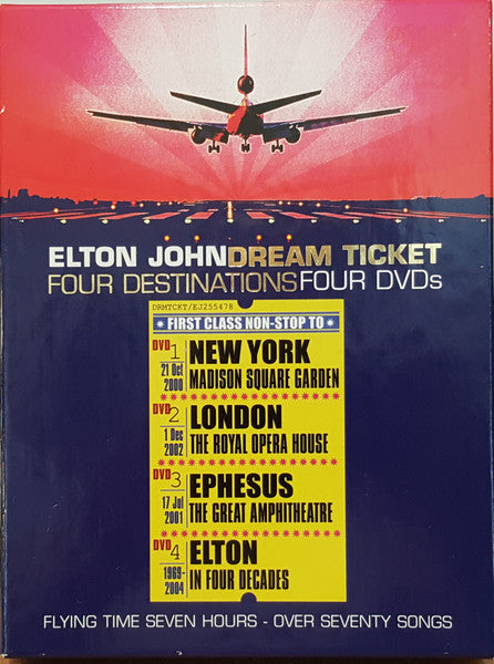 Elton John - Dream Ticket: Four Destinations (4xDVD BOX) |