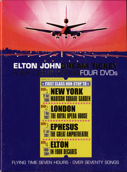 Elton John - Dream Ticket: Four Destinations (4xDVD BOX) |