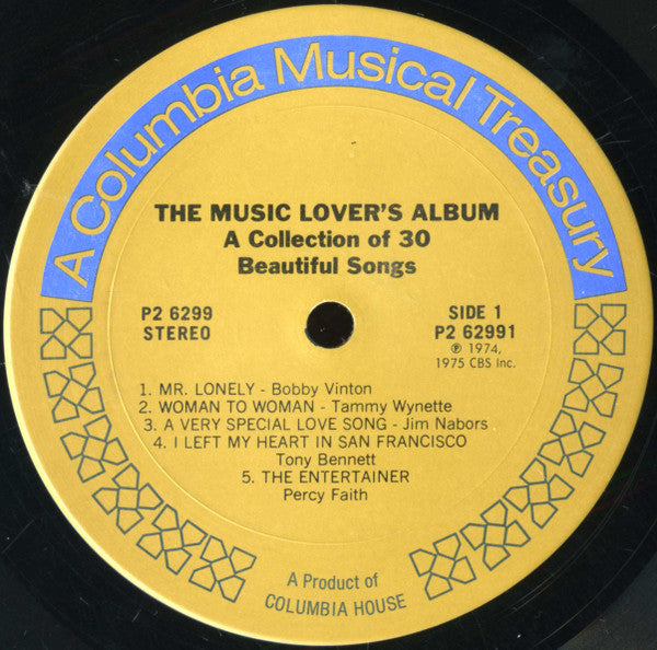 Various - The Music Lover's Album (A Collection Of 30 Beautiful Songs) | Near Mint (NM) Near Mint (NM)