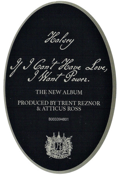 Halsey - If I Can't Have Love, I Want Power (TARGET WHITE VINYL) | Near Mint (NM or M-)
