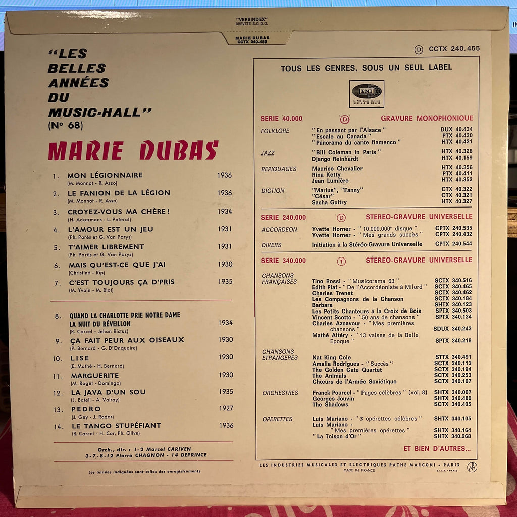 Les Belles Années Du Music-Hall N° 68 *FRANCE* | Near Mint (NM) Near Mint (NM)