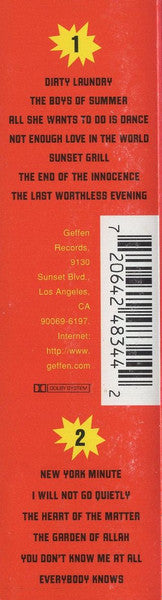 Don Henley - Actual Miles (Henley's Greatest Hits) *CASSETTE* | Near Mint (NM) Near Mint (NM)