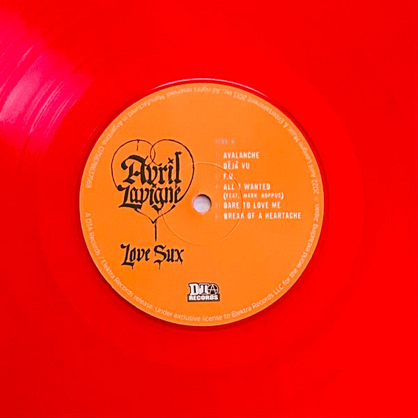 Avril Lavigne - Love Sux (URBAN OUTFITTERS RED VINYL) | Near Mint (NM or M-)