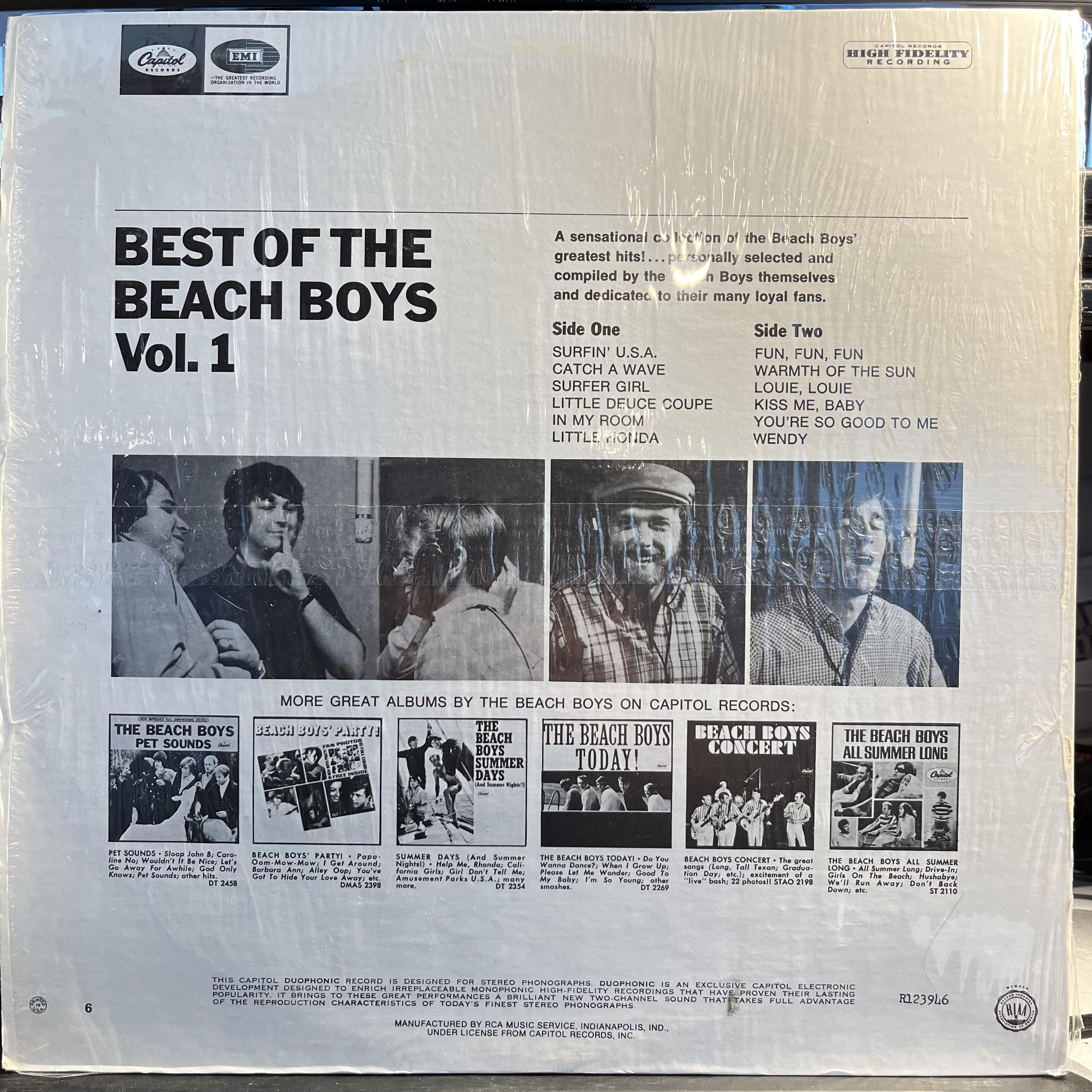 The Beach Boys - Best Of The Beach Boys - Vol. 1 *INDIANAPOLIS* | Near Mint (NM) Near Mint (NM)