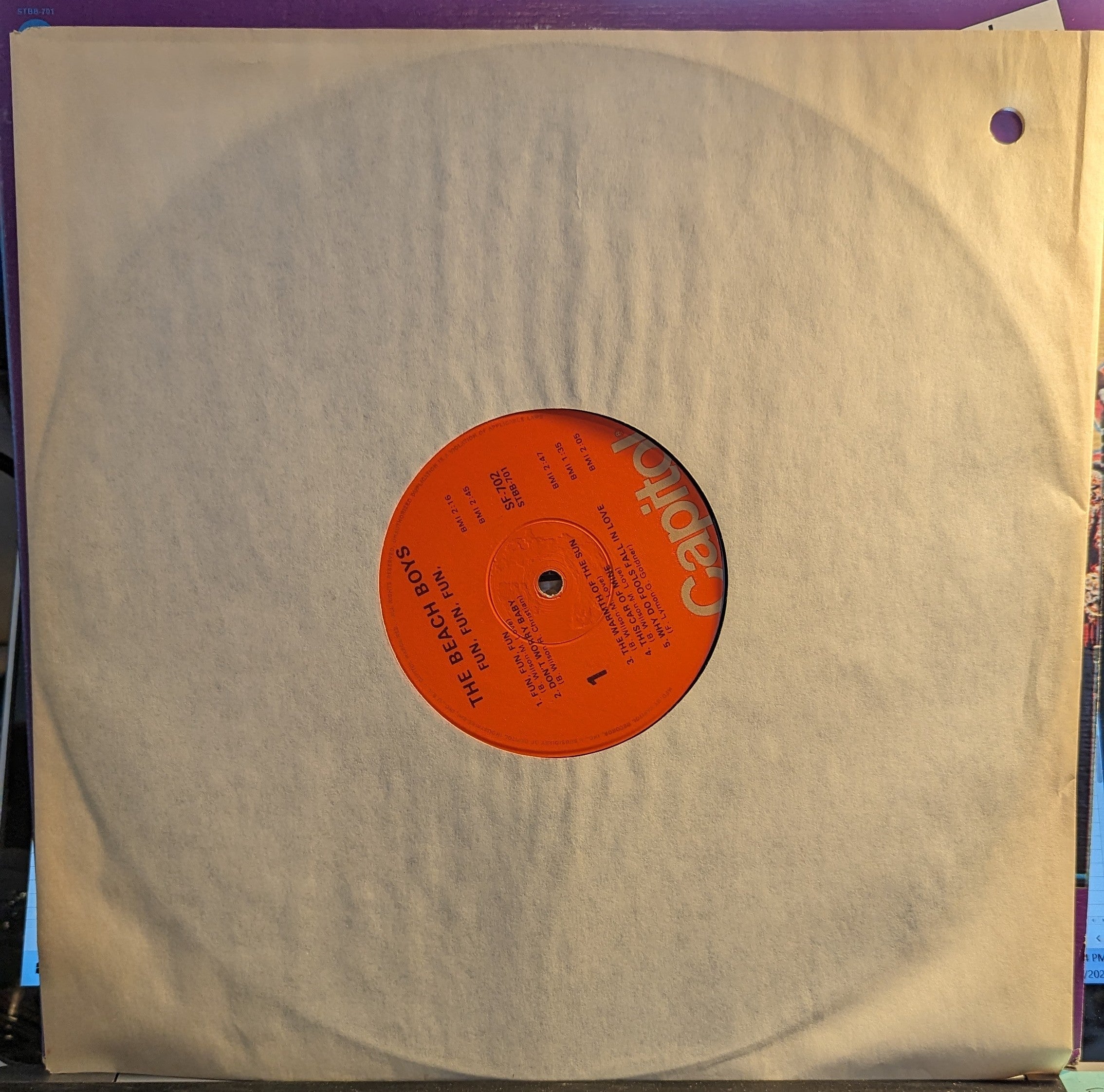 The Beach Boys - Fun, Fun, Fun *WINCHESTER* | Near Mint (NM) Very Good Plus (VG+)