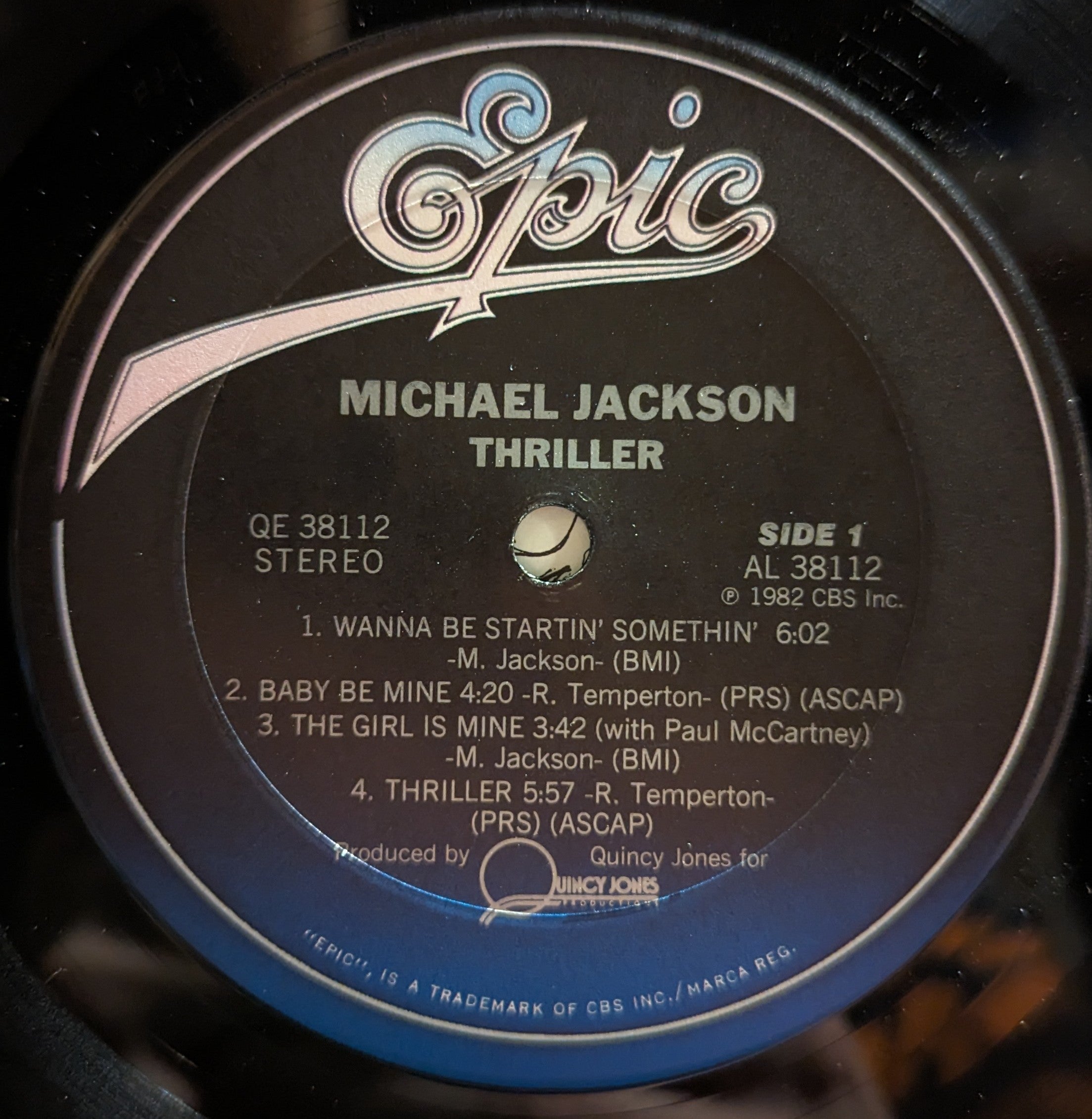 Michael Jackson - Thriller *1982 ORIGINAL* | Near Mint (NM) Excellent (EX)
