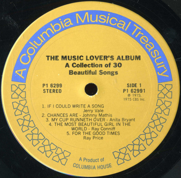 Various - The Music Lover's Album (A Collection Of 30 Beautiful Songs) | Near Mint (NM) Near Mint (NM)