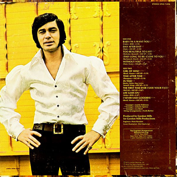 Engelbert Humperdinck - In Time | Near Mint (NM) Near Mint (NM)