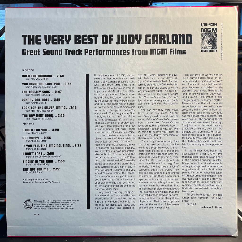 Judy Garland - The Very Best Of Judy Garland | Near Mint (NM) Near Mint (NM)