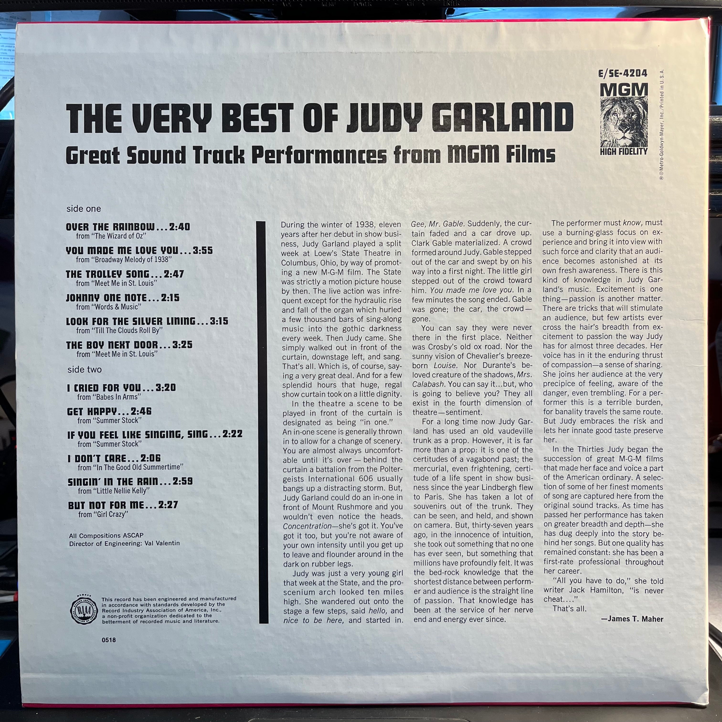 Judy Garland - The Very Best Of Judy Garland | Near Mint (NM) Near Mint (NM)
