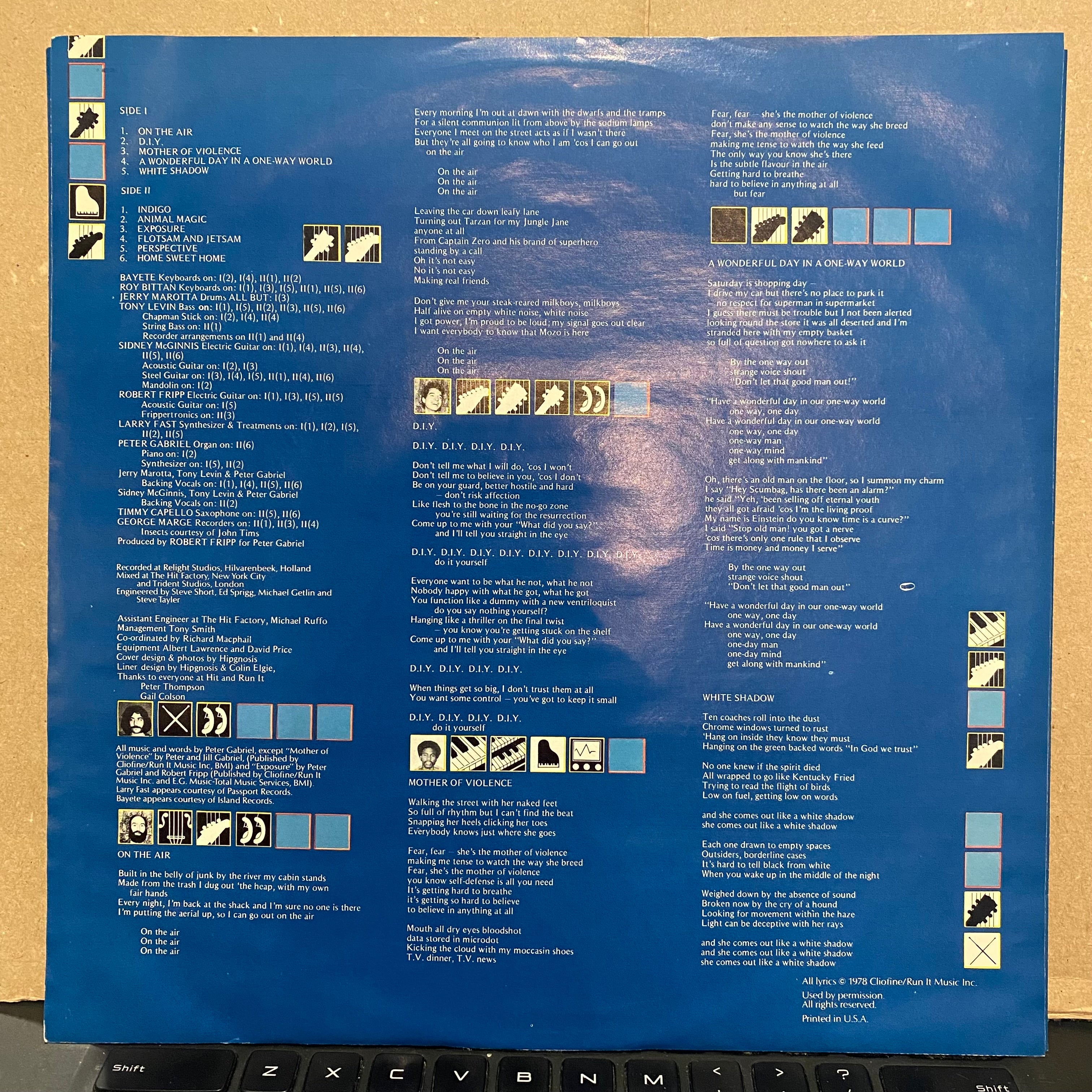 Peter Gabriel - Peter Gabriel *PRESWELL PROMO* | Near Mint (NM) Near Mint (NM)