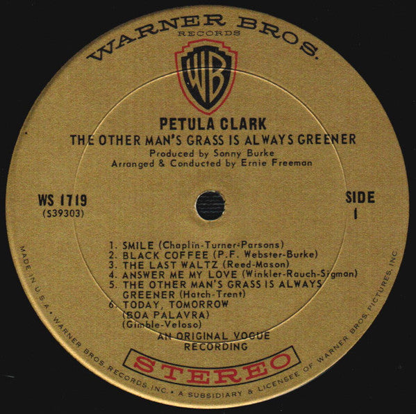 Petula Clark - The Other Man's Grass Is Always Greener *STEREO* | Near Mint (NM) Very Good Plus (VG+)