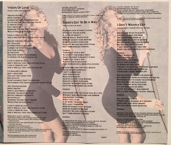 Mariah Carey - Mariah Carey *CASSETTE* | Near Mint (NM) Near Mint (NM)