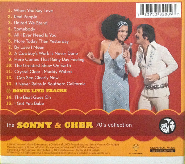 Sonny & Cher - The Sonny & Cher 70's Collection I Got You Babe (CD) | Near Mint (NM) Near Mint (NM)