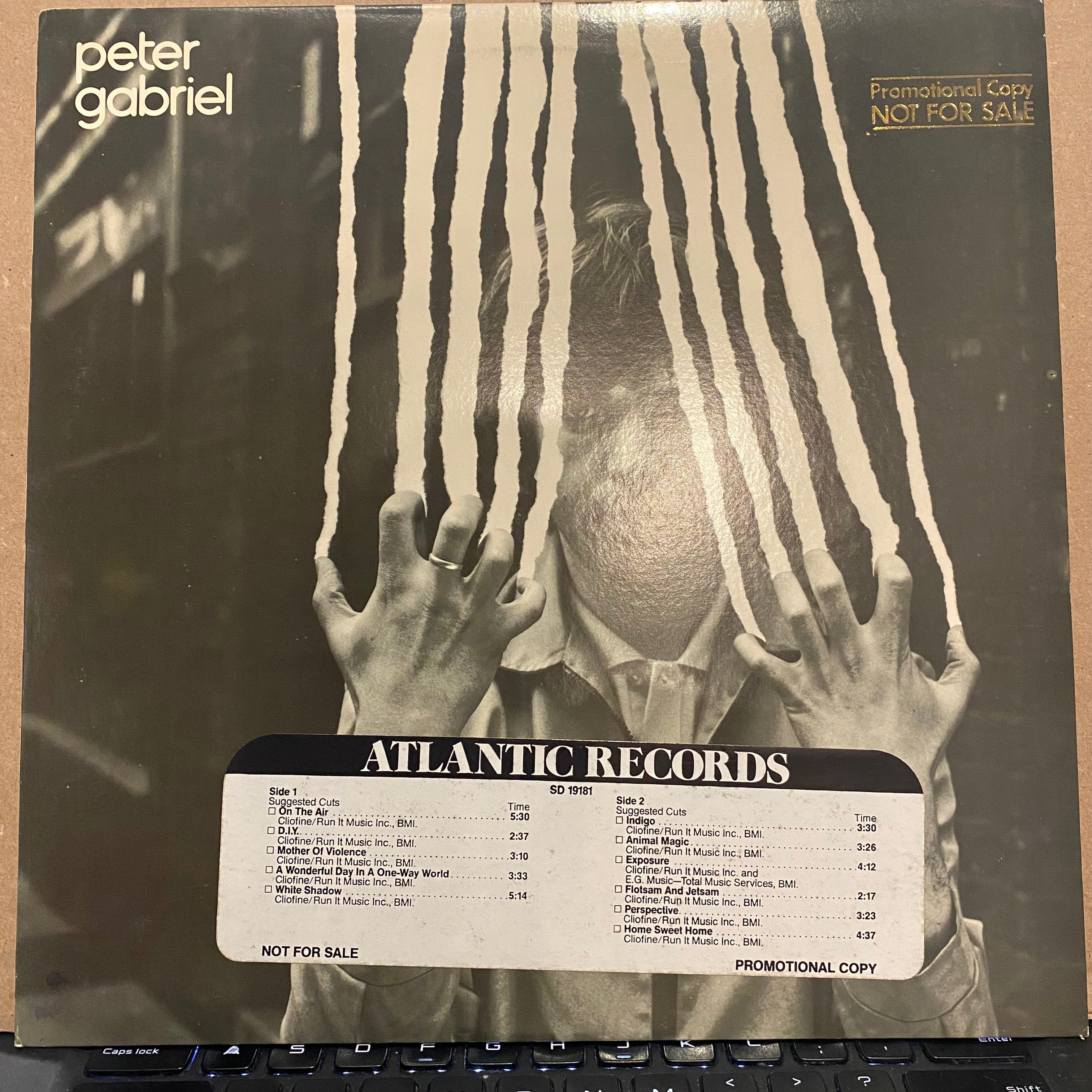 Peter Gabriel - Peter Gabriel *PRESWELL PROMO* | Near Mint (NM) Near Mint (NM)