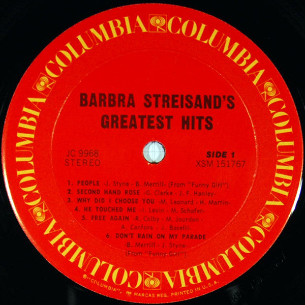 Barbra Streisand - Barbra Streisand's Greatest Hits | Near Mint (NM) Near Mint (NM)