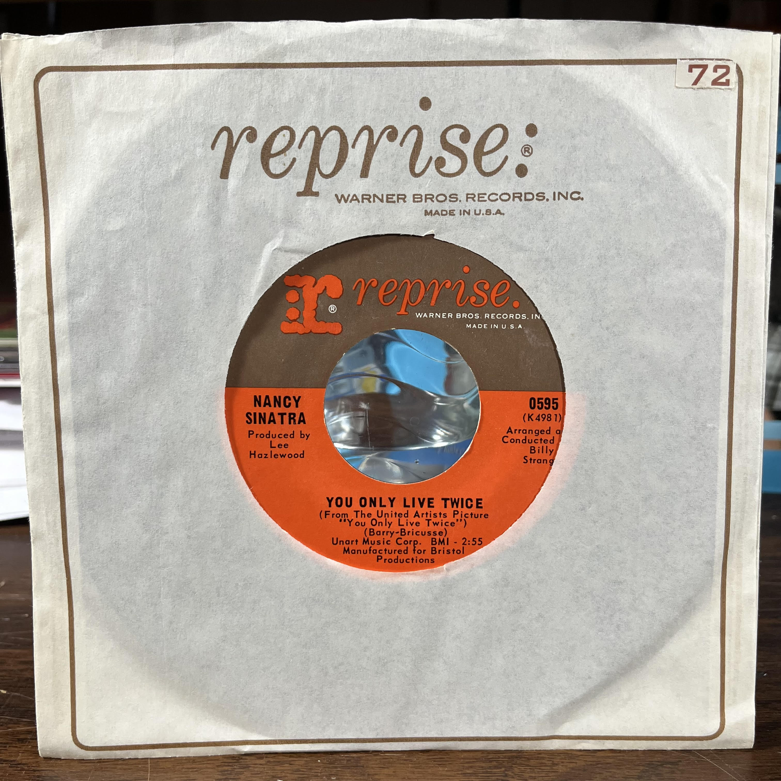 You Only Live Twice / Jackson (7" VINYL) | Near Mint (NM or M-)