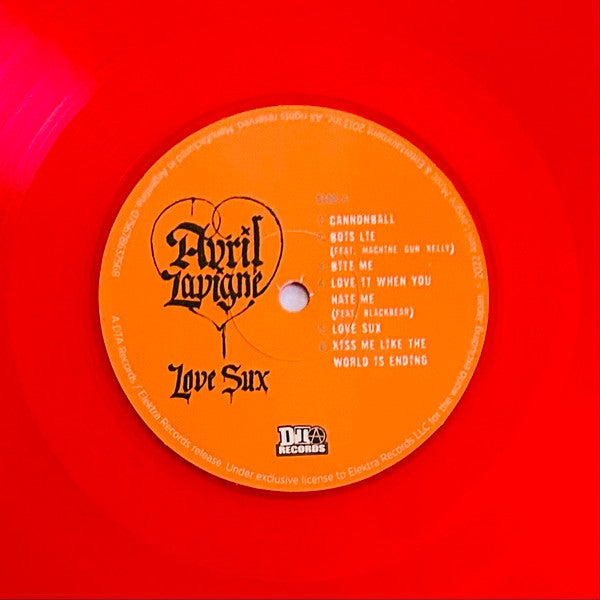 Avril Lavigne - Love Sux (URBAN OUTFITTERS RED VINYL) | Near Mint (NM or M-)