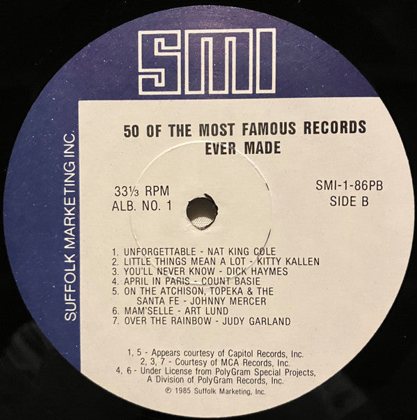 Various - 50 Of The Most Famous Records Ever Made Album No. 1 | Near Mint (NM) Near Mint (NM)