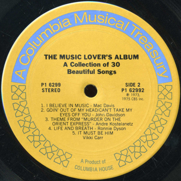 Various - The Music Lover's Album (A Collection Of 30 Beautiful Songs) | Near Mint (NM) Near Mint (NM)