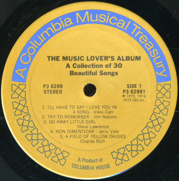 Various - The Music Lover's Album (A Collection Of 30 Beautiful Songs) | Near Mint (NM) Near Mint (NM)