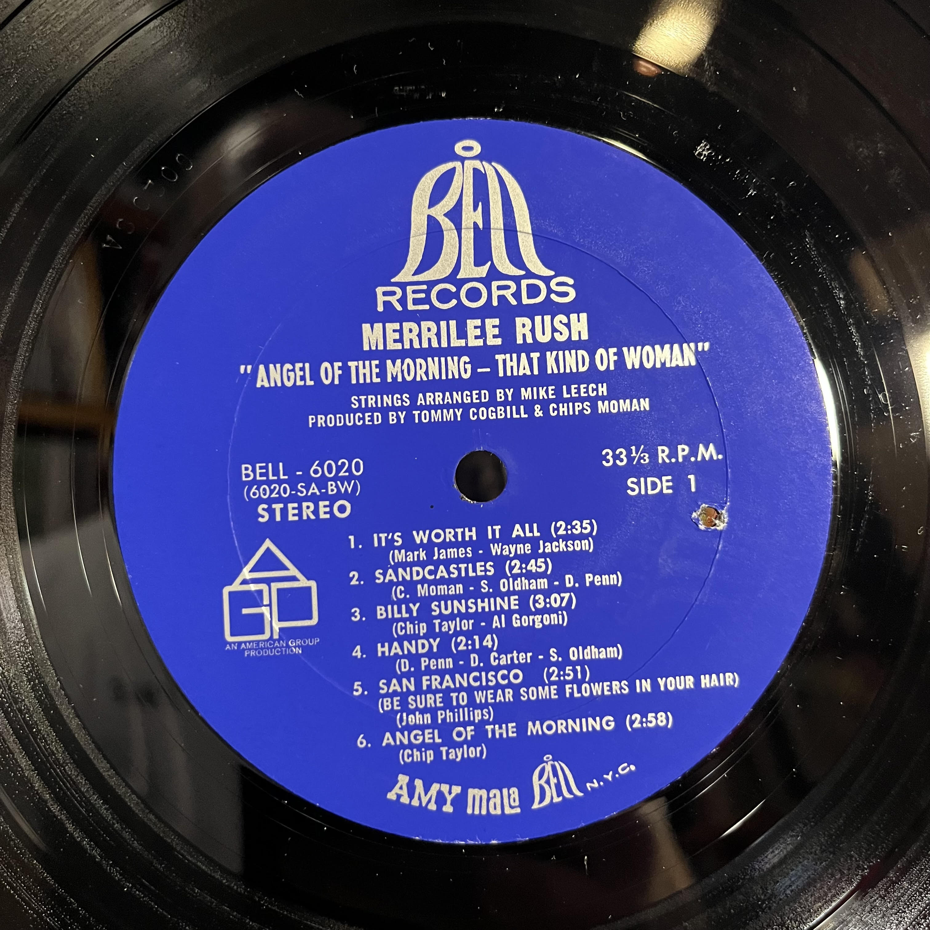 Merrilee & The Turnabouts - Angel Of The Morning *BESTWAY* | Near Mint (NM) Near Mint (NM)