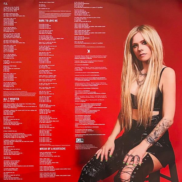 Avril Lavigne - Love Sux (URBAN OUTFITTERS RED VINYL) | Near Mint (NM or M-)