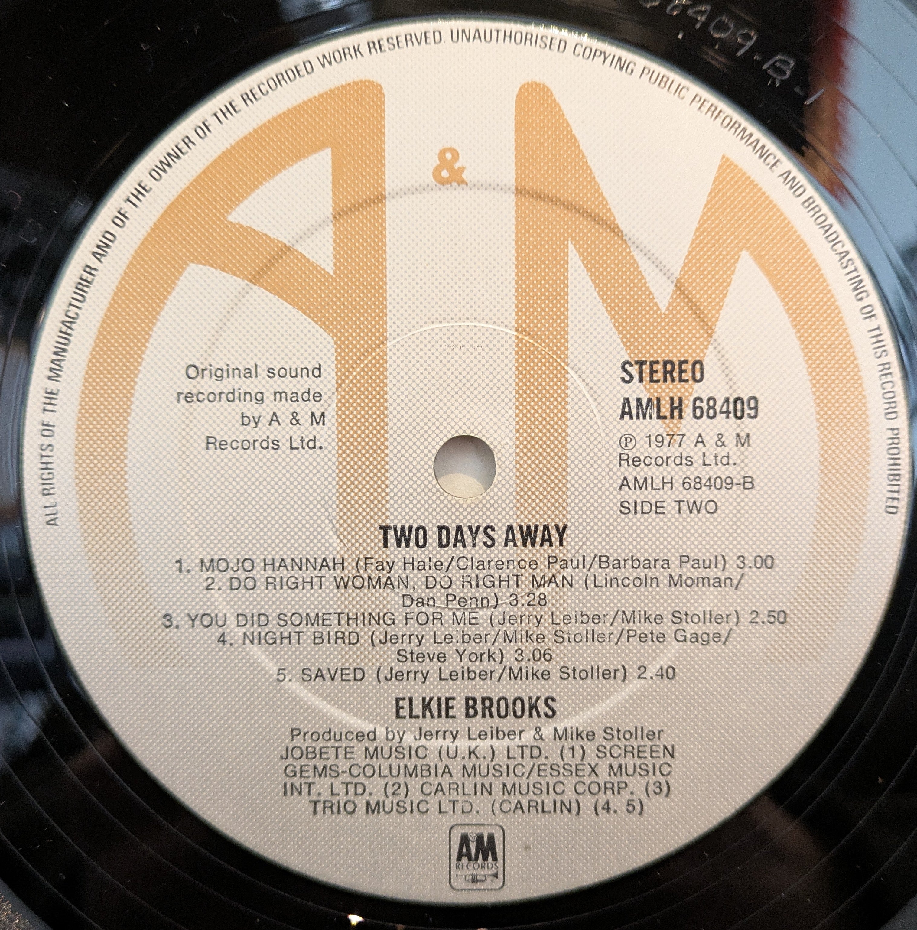 Two Days Away (UK - VINYL) | Near Mint (NM) Near Mint (NM)