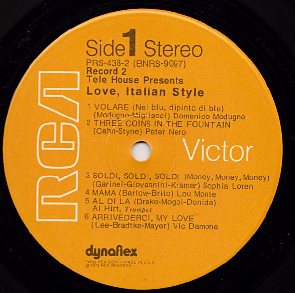 Various - Love, Italian Style | Near Mint (NM) Excellent (EX)