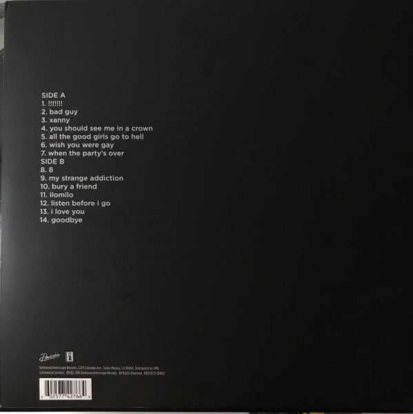 Billie Eilish - When We All Fall Asleep, Where Do We Go? (URBAN OUTFITTERS COPPER VINYL) | Near Mint (NM or M-)