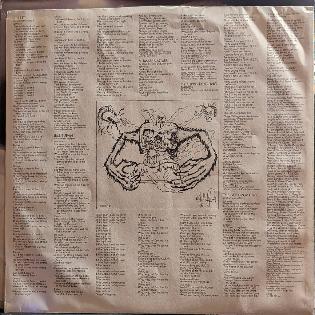Michael Jackson - Thriller *1982 ORIGINAL* | Near Mint (NM) Excellent (EX)