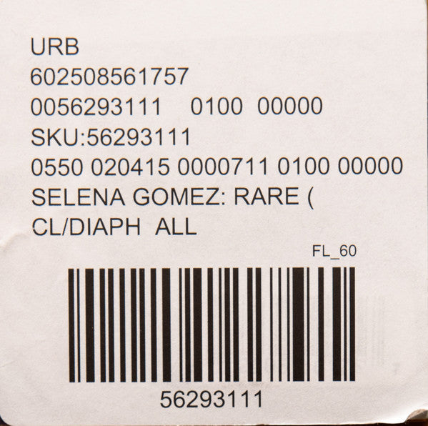 Selena Gomez - Rare (COKE BOTTLE CLEAR VINYL) | Near Mint (NM or M-)