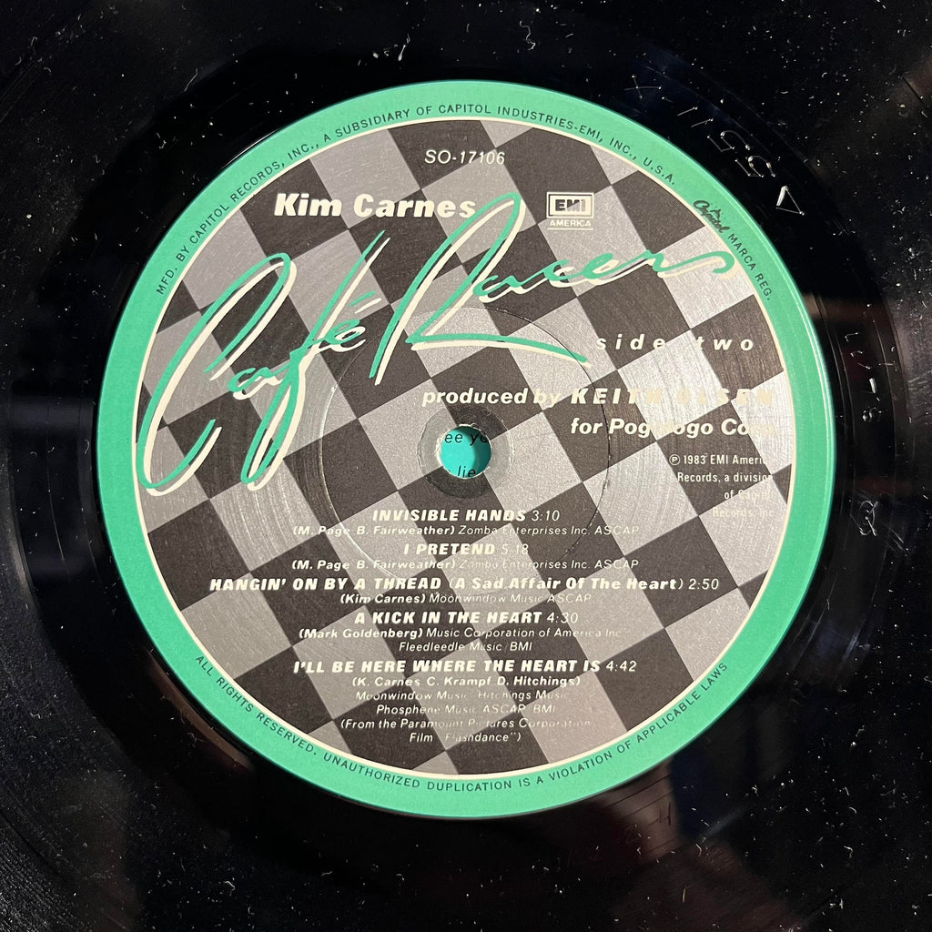 Kim Carnes - Café Racers *SHRINK/HYPE* | Near Mint (NM) Near Mint (NM)
