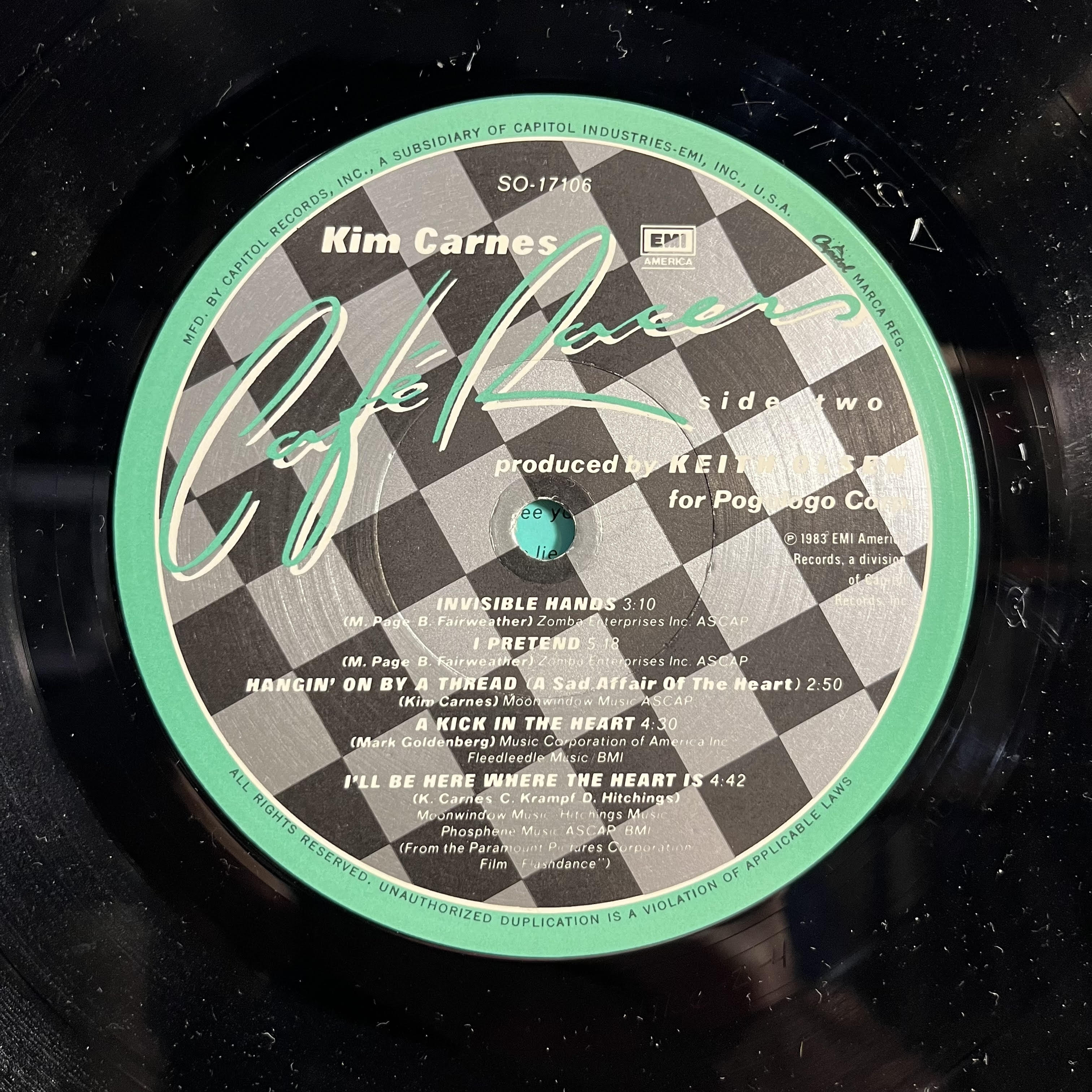 Kim Carnes - Café Racers *SHRINK/HYPE* | Near Mint (NM) Near Mint (NM)