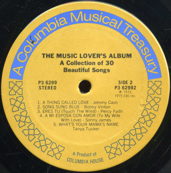 Various - The Music Lover's Album (A Collection Of 30 Beautiful Songs) | Near Mint (NM) Near Mint (NM)