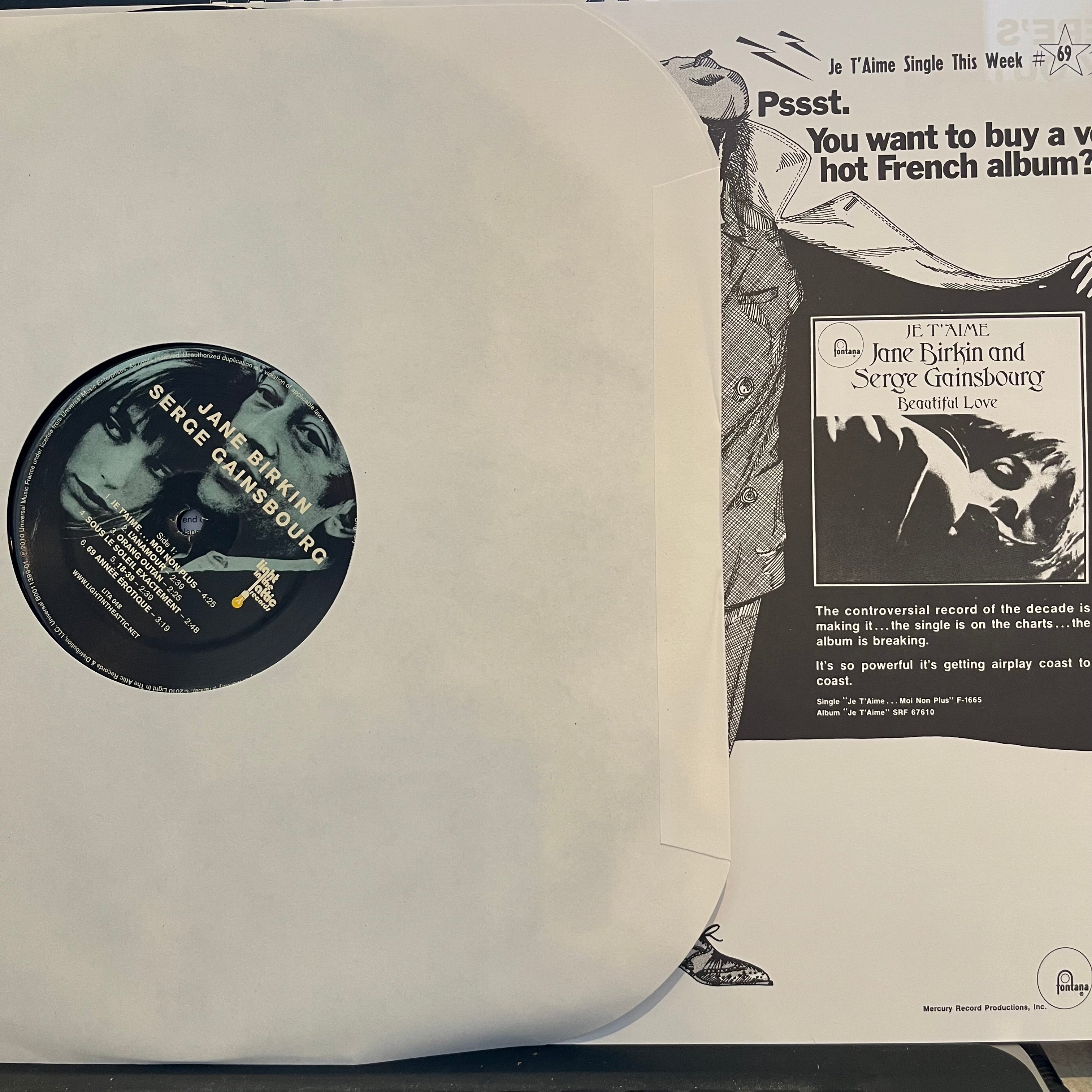 Serge Gainsbourg - Jane Birkin Serge Gainsbourg | Near Mint (NM) Near Mint (NM)