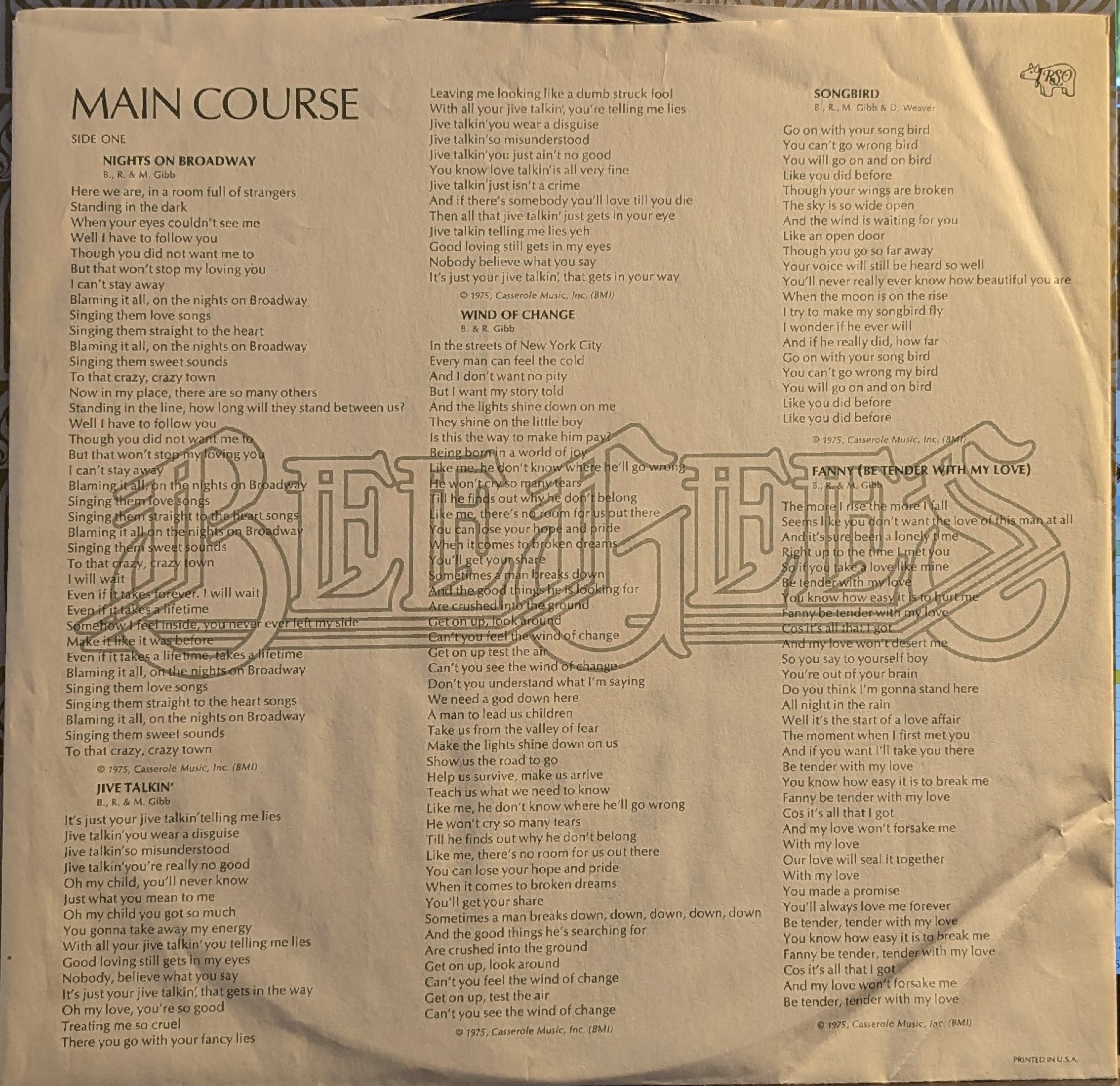 Bee Gees - Main Course *SPECIALTY* | Near Mint (NM) Near Mint (NM)