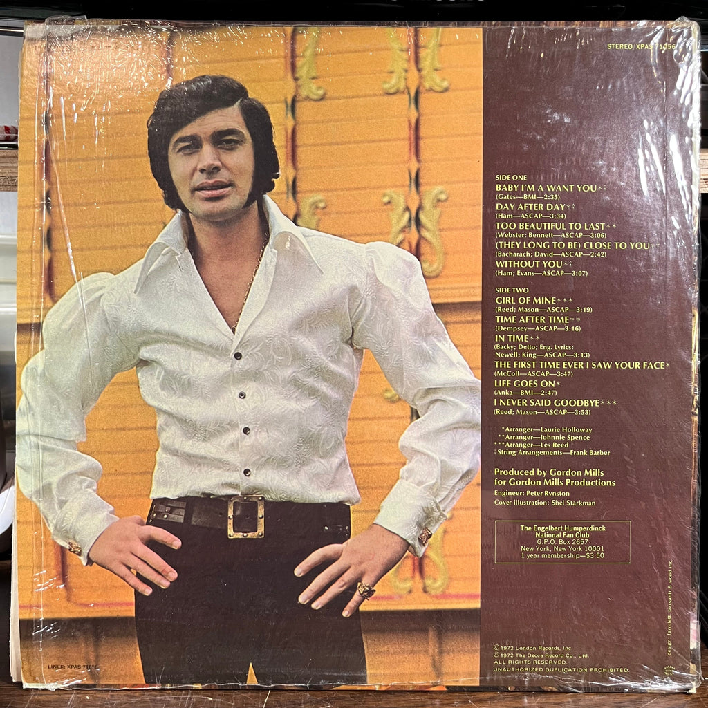 Engelbert Humperdinck - In Time (LP) | Near Mint (NM) Near Mint (NM)
