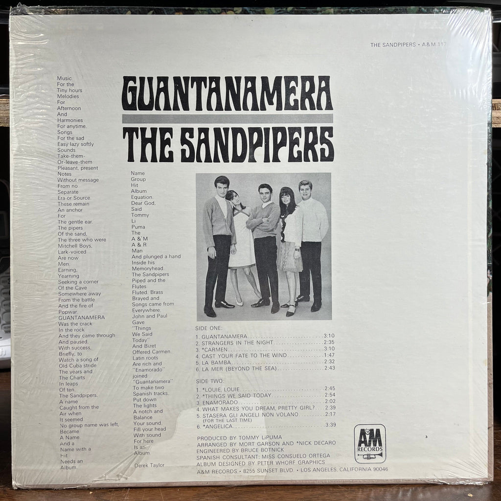 The Sandpipers - Guantanamera (VINYL) | Near Mint (NM) Near Mint (NM)